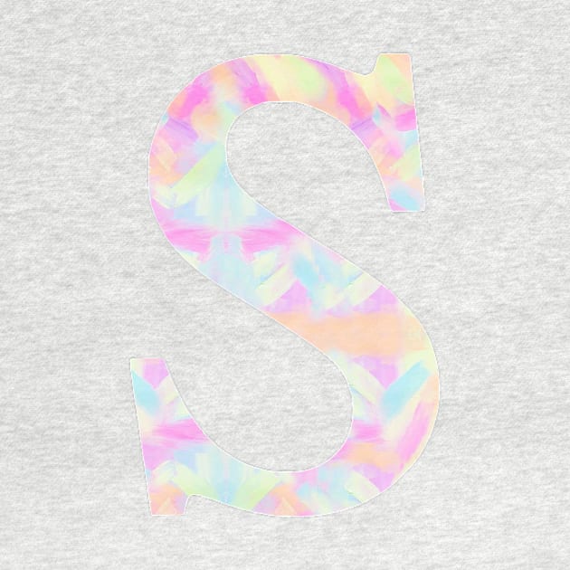 The Letter S Rainbow Design by Claireandrewss